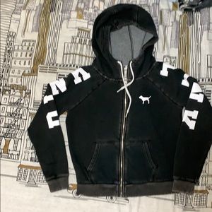 Victoria secret pink sweater black